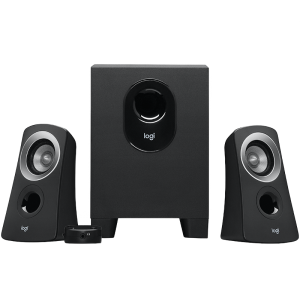 Speakers   Logitech Z313, 2.1/25W RMS, Wired RC, Black
