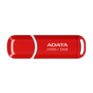  32GB USB3.1 Flash Drive ADATA "UV150", Red, Plastic, Classic Cap (R/W:40/20MB/s)