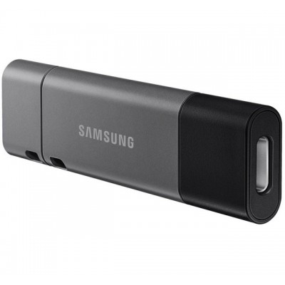 256GB USB3.1/Type-C Flash Drive Samsung Duo Plus "MUF-256DB/APC", Black-Grey, DUO Case (R:200MB/s)