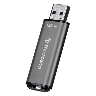 128GB USB3.1 Flash Drive Transcend "JetFlash 920", Space Gray, Cap, High Speed TLC (R/W:420/400MB/s)
