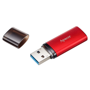  32GB USB3.1 Flash Drive Apacer "AH25B", Red, Matte Metal Shell, Classic Cap (AP32GAH25BR-1)