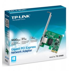 10/100/1000M PCI-Express Network Adapter, TP-LINK TG-3468, Realtek RTL8168B chipset