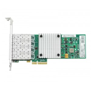 PCI-e Intel Server Adapter Intel I350AM4,  Quad SFP Port 1Gbps