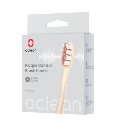 Plaque Control Brush Head Oclean P1C8 2-pk, Golden