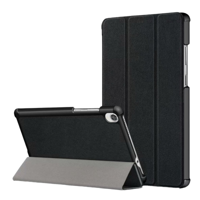 Tablet Case Book PU Leather for Lenovo Tab M8, Black