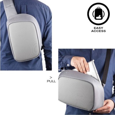 Tablet Bag Bobby Sling, anti-theft, P705.782 for Tablet 9.7" & City Bags, Gray