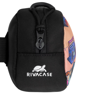 Waistpack Bag Rivacase 5410, "Skaters", Black
