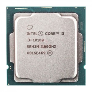 CPU Intel Core i3-10100 3.6-4.3GHz (4C/8T, 6MB, S1200, 14nm,Integrated UHD Graphics 630, 65W) Tray