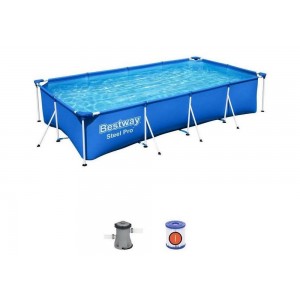 Swimming Pool Bestway 56424 cu cadru metalic 4m*2.11m*81cm