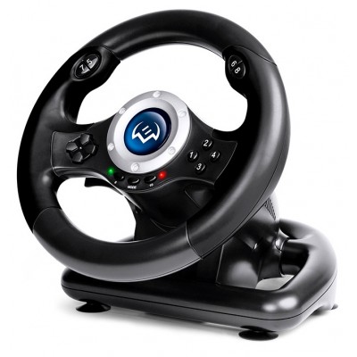 Wheel  SVEN GC-W500, 9.5", 180 degree, Pedals,  2-axis, 10 buttons, Vibration feedback, USB