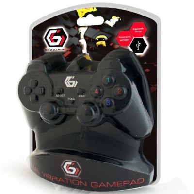 Gamepad GMB JPD-UDV-01, 4 axes, D-Pad, 2 mini joysticks, 10 buttons, Dual vibration,  USB