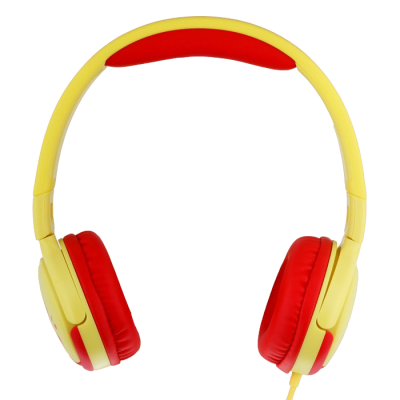 XO Headphones Kids, EP47 stereo, Red-Yellow