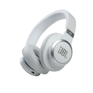 Headphones  Bluetooth  JBL   LIVE660NC White, On-ear, active noise-cancelling
