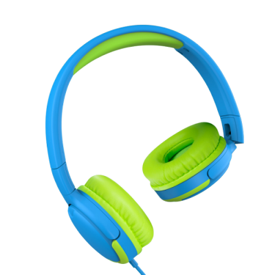 XO Headphones Kids, EP47 stereo, Blue-Green