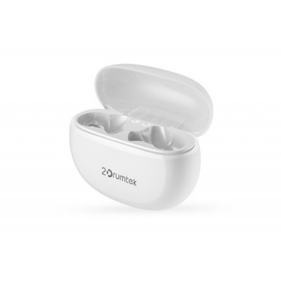 Wireless Earphones A4tech B25, 10 mm driver, 32 Ohm, 102db, Bluettoth 5.2, 40/380 mAh,IPX4, White