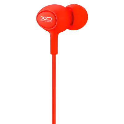 XO earphones, S6 Candy music Red