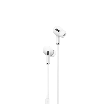 XO earphones, EP22 music, White