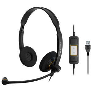  Headset EPOS SC 60 USB, 16—60000Hz, SPL:113dB, microphone with noise canceling