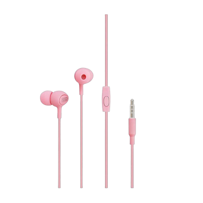 XO earphones, S6 Candy music Pink