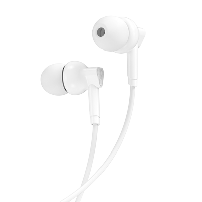 XO earphones, EP33 in-ear earphone, White