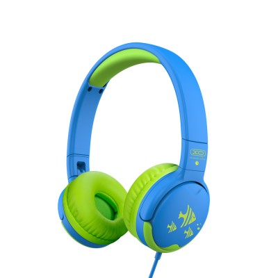 XO Headphones Kids, EP47 stereo, Blue-Green