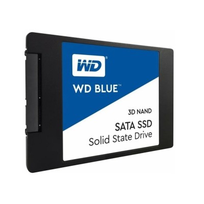 2.5" SATA SSD   250GB  WD Blue  (WDS250G2B0A) [R/W:550/525MB/s, 95/81K IOPS, 3D-NAND TLC BiCS3]
