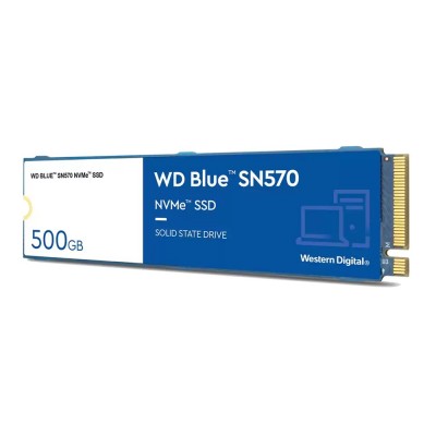 .M.2 NVMe SSD  500GB WD  Blue SN570 [PCIe 3.0 x4, R/W:3500/2300MB/s, 360/390K IOPS, TLC BiCS5]