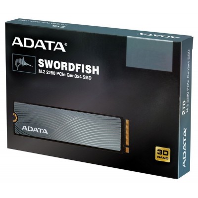 .M.2 NVMe SSD    250GB ADATA Swordfish [PCIe 3.0 x4, R/W:1800/900MB/s, 100/130K IOPS, 3DTLC]