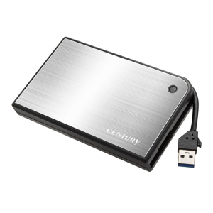 2.5"  SATA HDD/SSD External Case (USB3.0) Century "CMB25U3SV6G", Black-Silver, Tool-Free