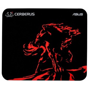 Gaming Mouse Pad Asus Cerberus Mat Mini, 250 x 210 x 2mm/80g, Cloth with Rubber base, Red