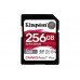 256GB  SDXC Card (Class 10) UHS-II , U3, Kingston Canvas React Plus "SDR2/256GB" (R/W:300/260MB/s)
