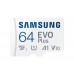 .64GB MicroSD (Class 10). UHS-I (U1)+SD adapter, Samsung EVO Plus "MB-MC64KA" (R:130MB/s)