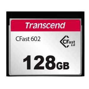 128GB CompactFlash Card, CFast 2.0, Transcend  CFX602  "TS128GCFX602" (R/W: 500/350MB/s)
