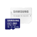 512GB MicroSD (Class 10) UHS-I (U3) +SD adapter, Samsung PRO Plus "MB-MD512SA" (R/W:180/130MB/s)