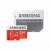 .64GB MicroSD (Class 10). UHS-I (U1)+SD adapter, Samsung EVO Plus "MB-MC64HA" (R/W:100/20MB/s)