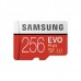 256GB MicroSD (Class 10) UHS-I (U3) +SD adapter, Samsung EVO Plus "MB-MC256HA" (R/W:100/90MB/s)