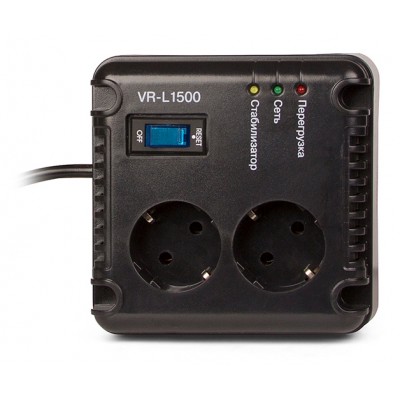 Stabilizer Voltage SVEN  VR-L1500  max.500W, Output sockets: 2 × CEE 7/4