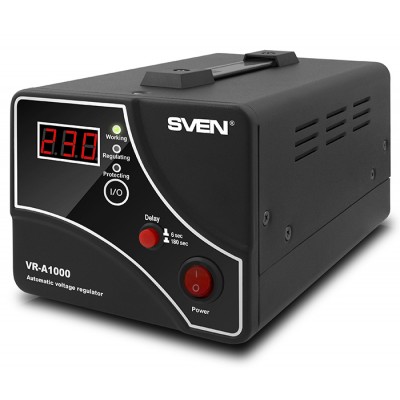 Stabilizer Voltage SVEN  VR- A1000  max.600W, Output sockets: 1 × CEE 7/4