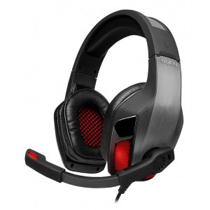 Gaming Headset SVEN AP-U995MV, 50mm drivers, 20-20000Hz, 32 Ohm, 108dB, 520g., USB, Black/Red