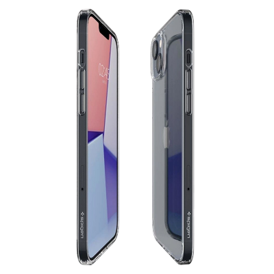 Spigen iPhone 14, Airskin Hybrid, Crystal Clear