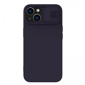 Nillkin Apple iPhone 14, CamShield Silky Silicone Case, Dark Purple