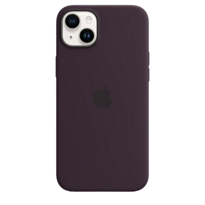 Original iPhone 14 Plus Silicone Case with MagSafe - Elderberry, Model A2911