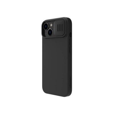 Nillkin Apple iPhone 14, CamShield Silky Silicone Case, Elegant Black