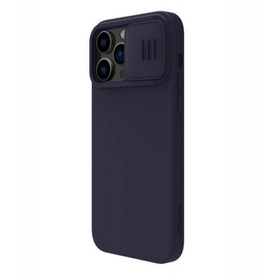 Nillkin Apple iPhone 14 Pro, CamShield Silky Magnetic Silicone Case, Midnight Blue
