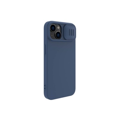 Nillkin Apple iPhone 14, CamShield Silky Silicone Case, Midnight Blue