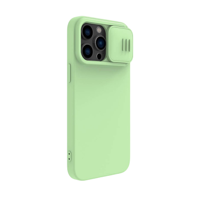 Nillkin Apple iPhone 14 Pro Max, CamShield Silky Silicone Case, Mint Green