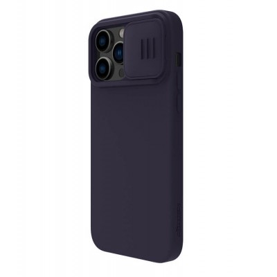 Nillkin Apple iPhone 14 Pro, CamShield Silky Silicone Case, Dark Purple