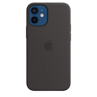 Original iPhone 12 mini Silicone Case with MagSafe Black