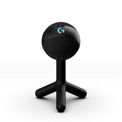 Microphones Logitech Yeti Orb RGB, Condenser, Cardioid, Blue VO!CE, 24-bit/48kHz, 70Hz-20kHz, 117dB, RGB, USB, White