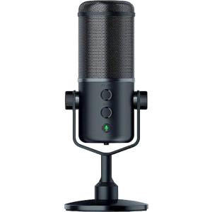 Microphones Razer Seiren Elite, Cardioid, Single Dynamic Capsule, 16 bit, Min 44.1 kHz / Max 48 kHz, 3m, USB, Black